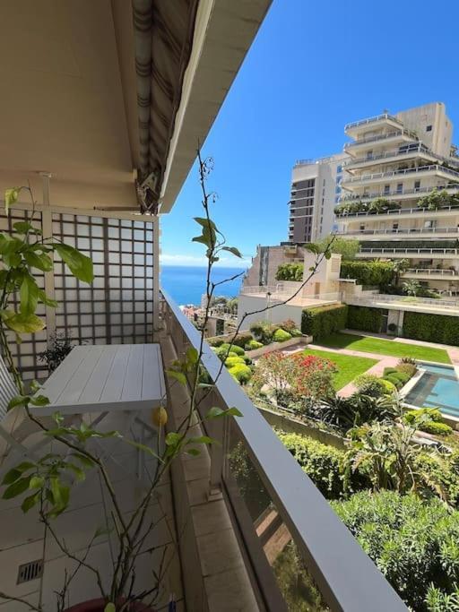 Monaco Studio Sea View Balcony Leilighet Eksteriør bilde